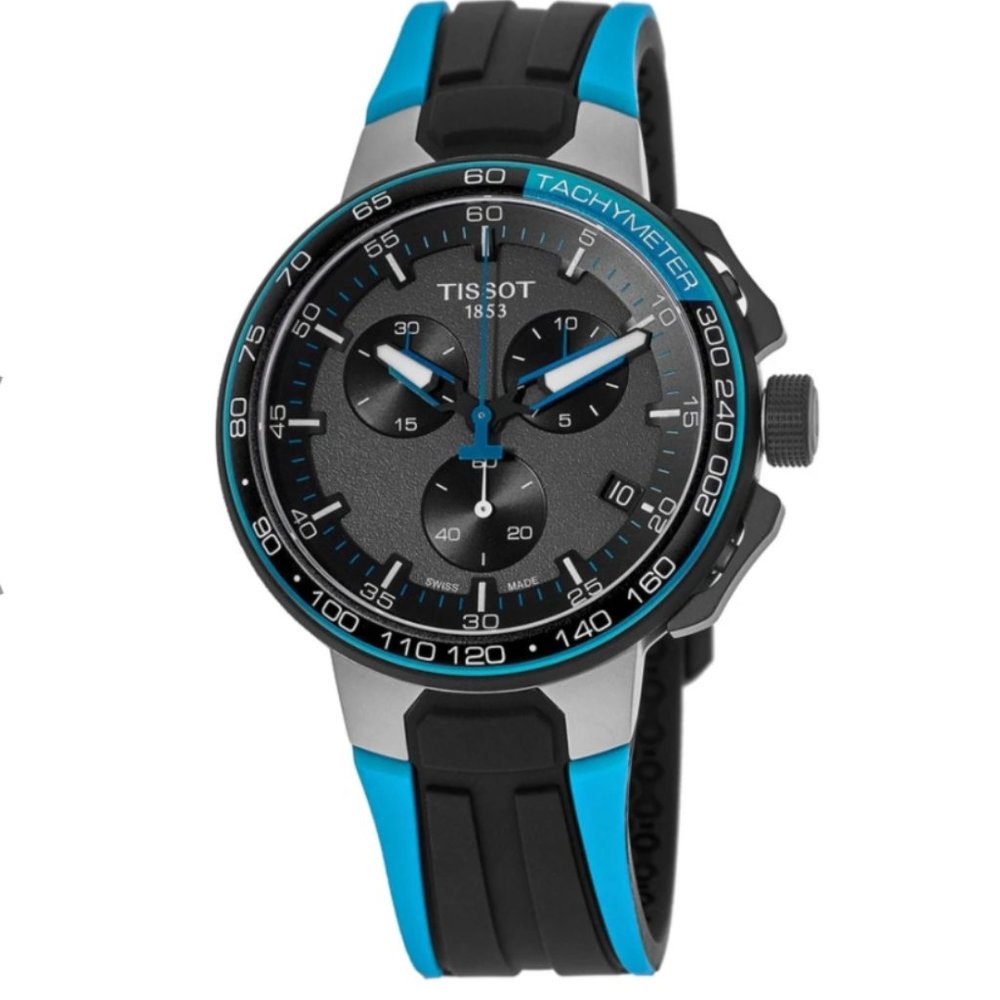 New Tissot Men's Sport TachyMeter Blue Watch!